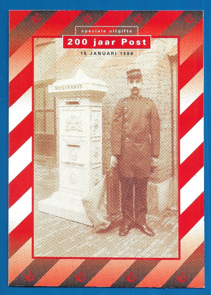 Speciale uitgifte 200 jaar Post 1999 - gestempeld, Postzegels en Munten, Verzenden, Na 1940, Gestempeld