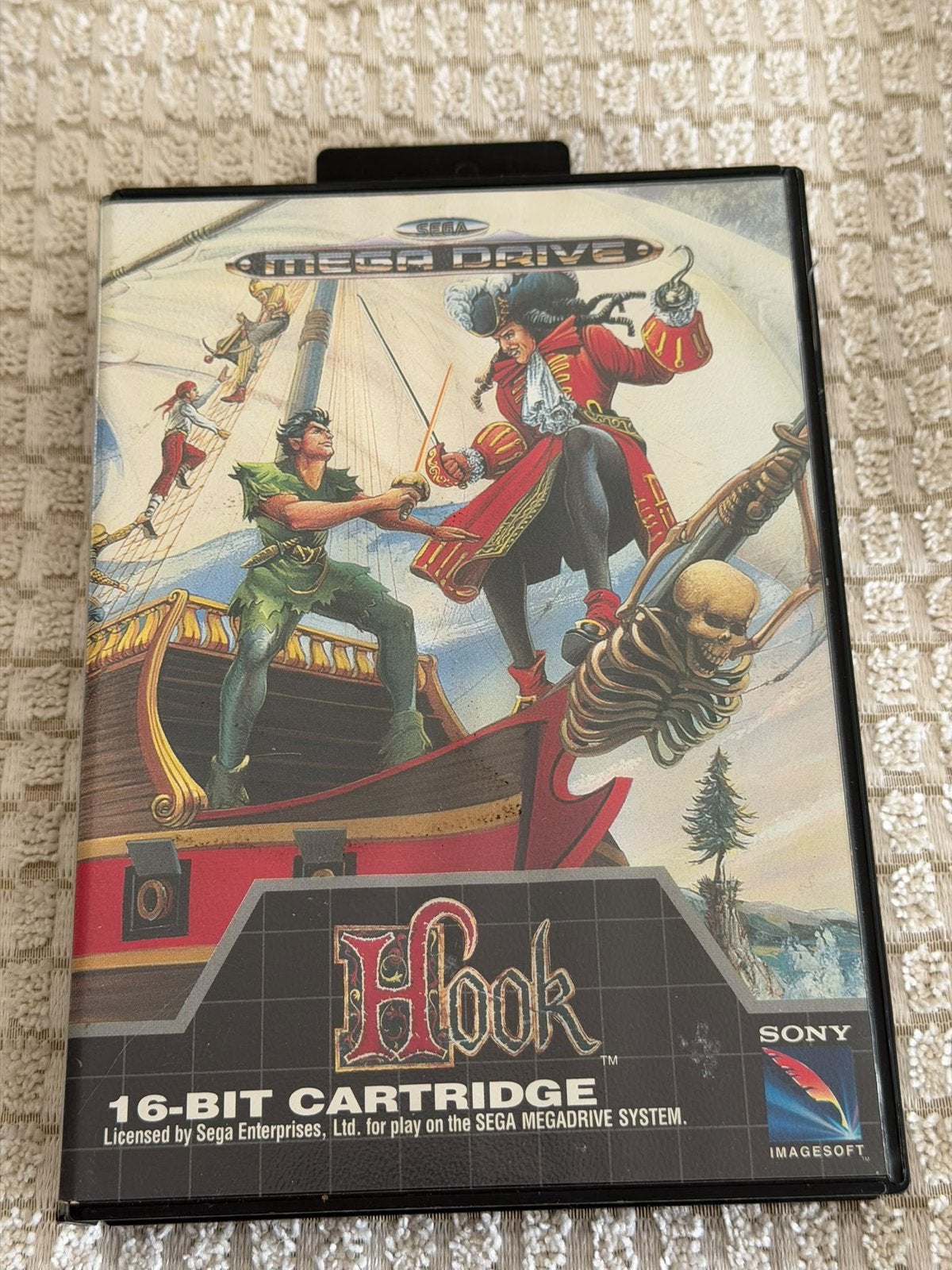 Hook Sega Mega Drive ongetest, Spelcomputers en Games, 1 speler, Ophalen of Verzenden, Zo goed als nieuw, Vanaf 3 jaar