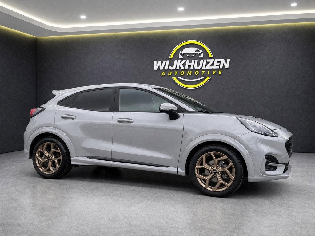 Ford PUMA 1.0 EcoBoost Hybrid ST-Line X Gold Edition met Led, Auto's, Ford, Leder en Stof, Origineel Nederlands, 155 pk, Hybride Elektrisch/Benzine