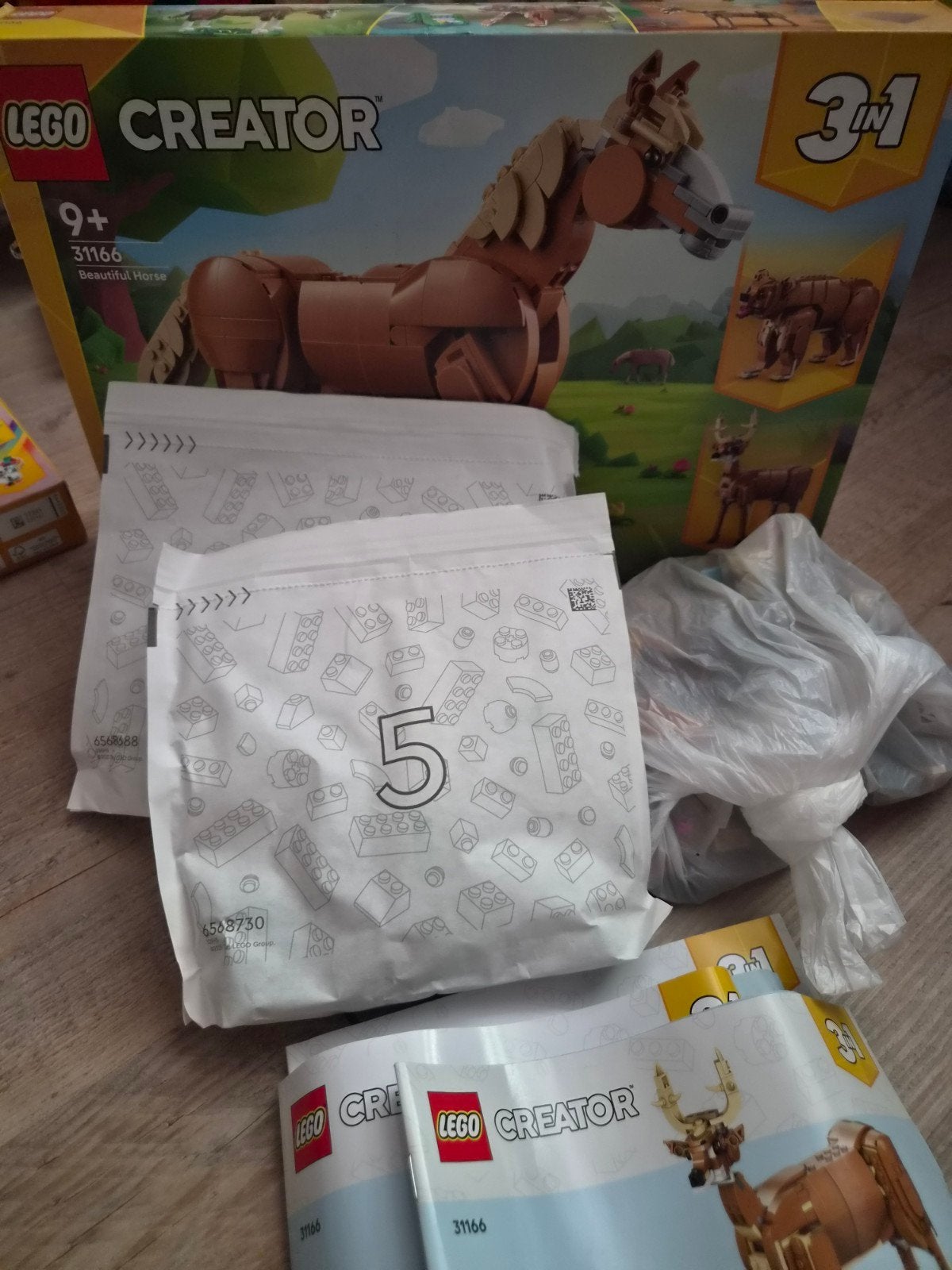 LEGO Creator 3in1 Prachtig Paard (31166) - Nieuw, Lego, Ophalen of Verzenden, Zo goed als nieuw, Compleet