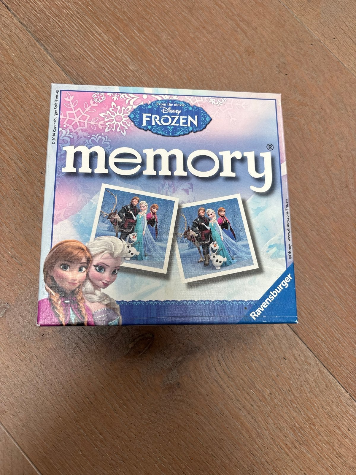 Disney Frozen Memory spel - Ravensburger, Drie of vier spelers, Ophalen of Verzenden, Zo goed als nieuw