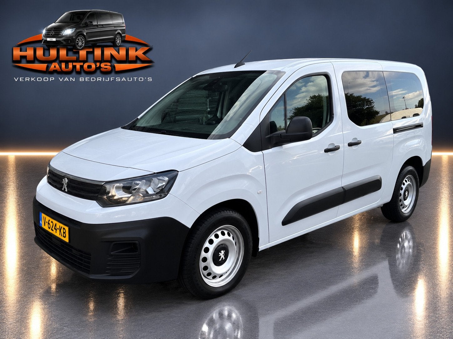 Citroen ë-Berlingo L2 XL Grijs Kenteken Full Electrisch SoH, Auto's, Gebruikt, Citroën, Wit, Te koop