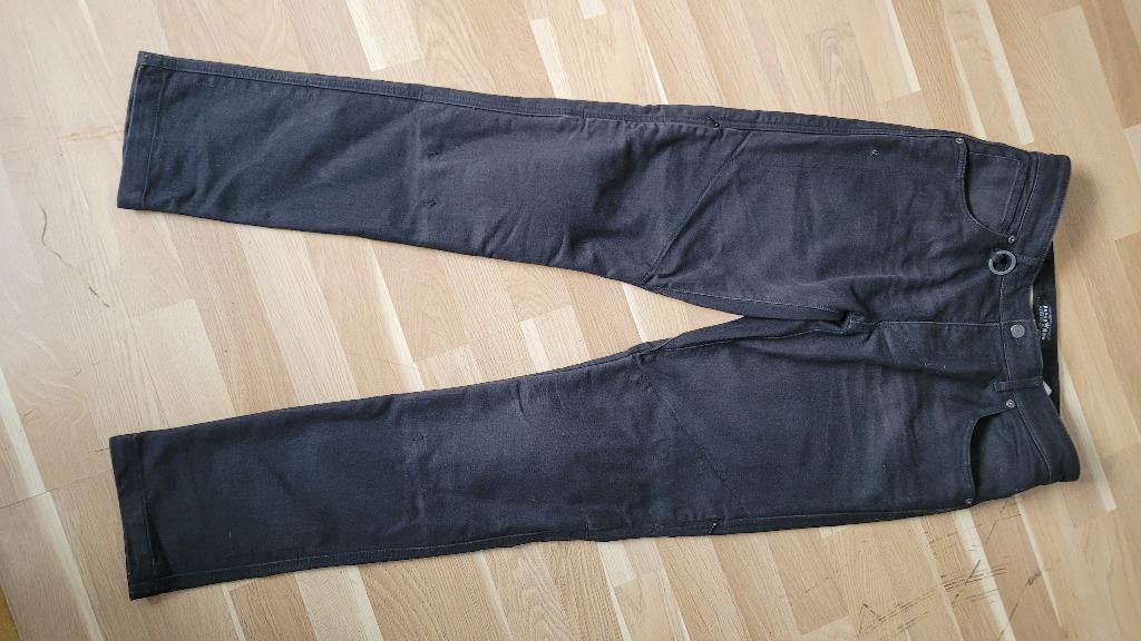 PANDO MOTO Kevlar Motorjeans - Maat 32W/34L - Bijna Nieuw, Motoren, Ophalen of Verzenden, Tweedehands, Heren, Broek | textiel