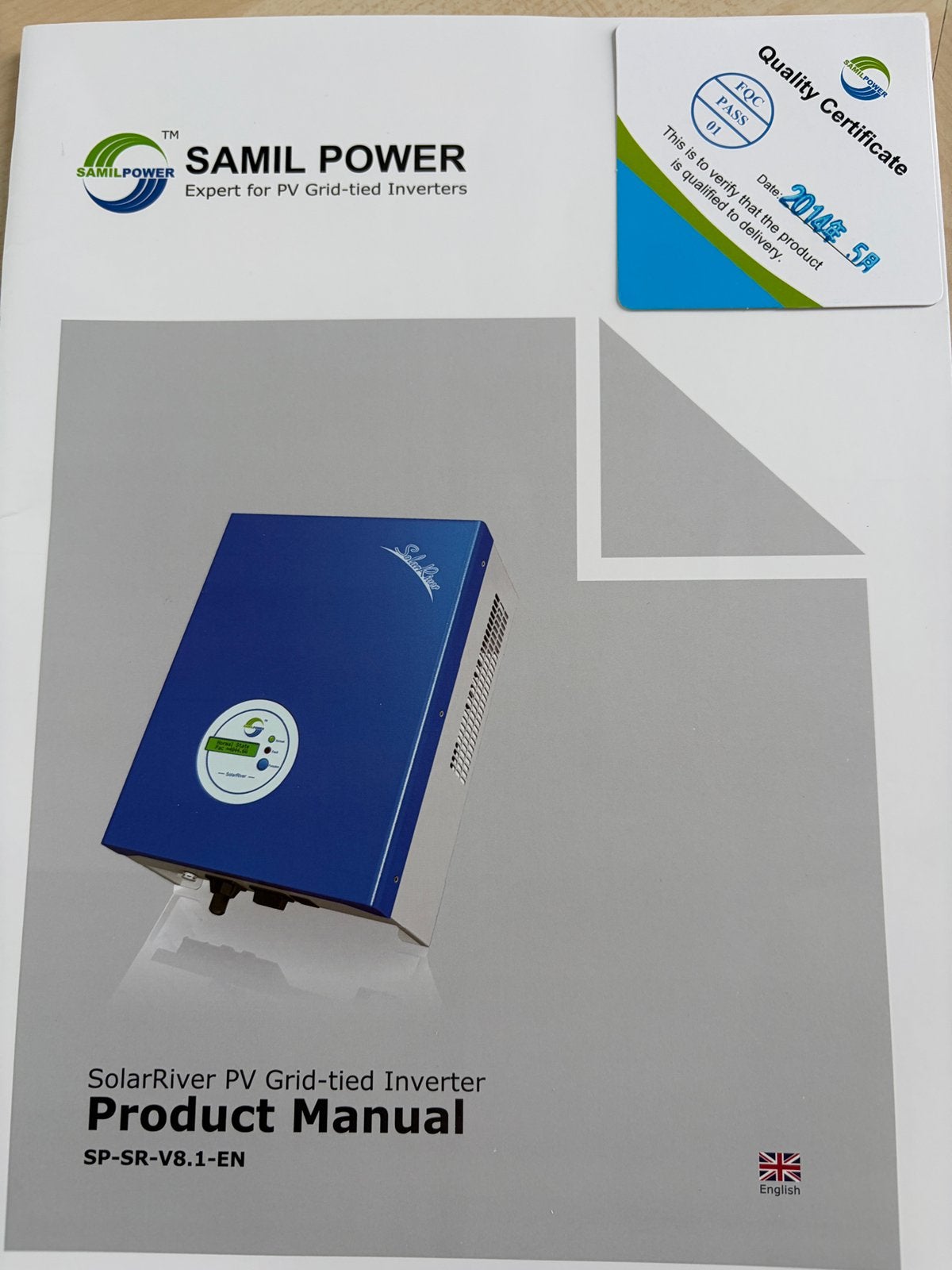 Omvormer/Inverter SamilPower SolarRiver 3000TL 2,6 kW 1 MPPT, Ophalen, Gebruikt