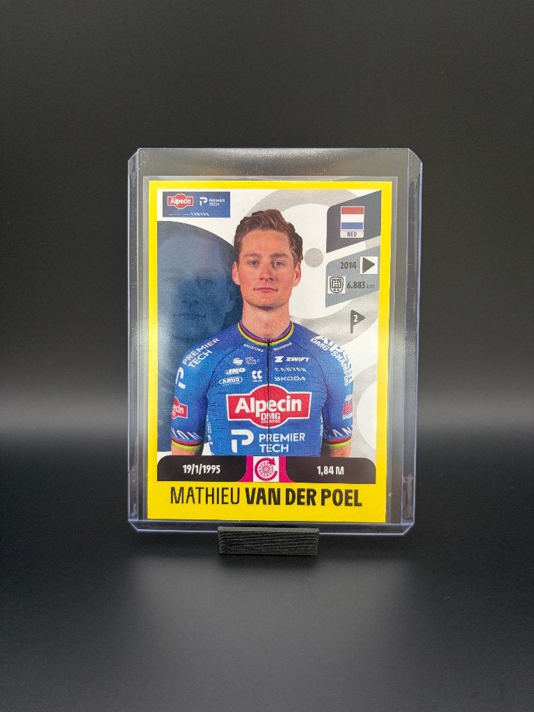 Mathieu van der Poel Panini Tour de France 2026 Sticker, Verzenden, Zo goed als nieuw, Overige sporten, Poster, Plaatje of Sticker