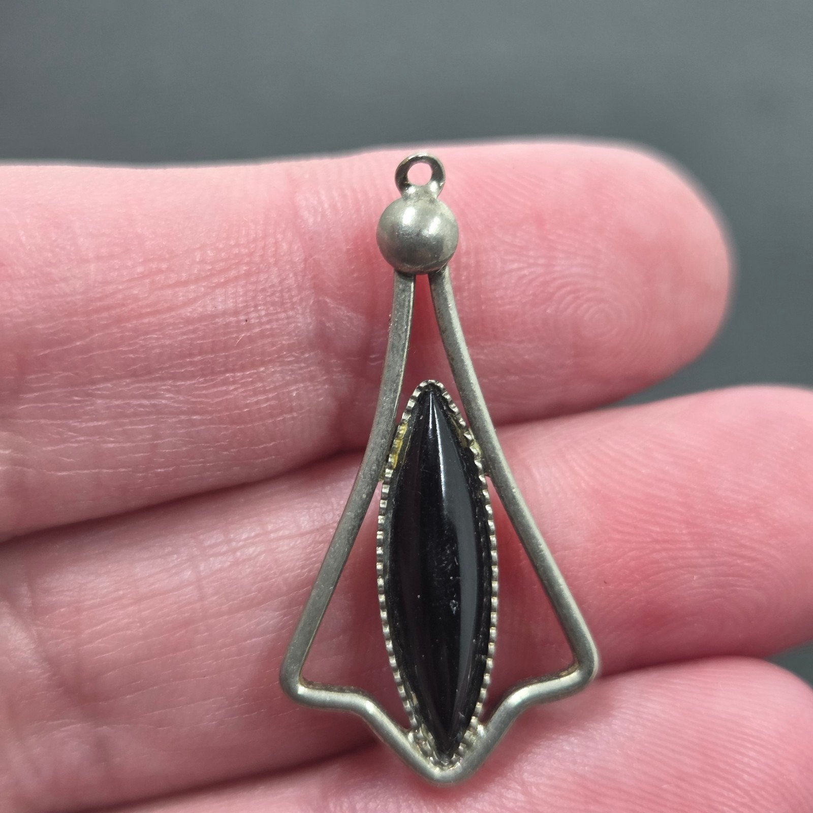 Vintage hanger, Ophalen of Verzenden, Zo goed als nieuw, Zilver, Overige materialen