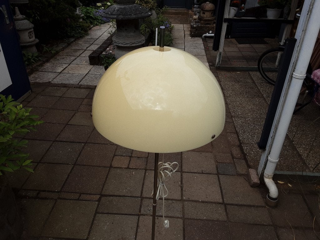 Vintage jaren 70 vloerlamp  van fagerhuts Zweeds, Huis en Inrichting, Lampen | Vloerlampen, Ophalen, Gebruikt, Metaal, 150 tot 200 cm
