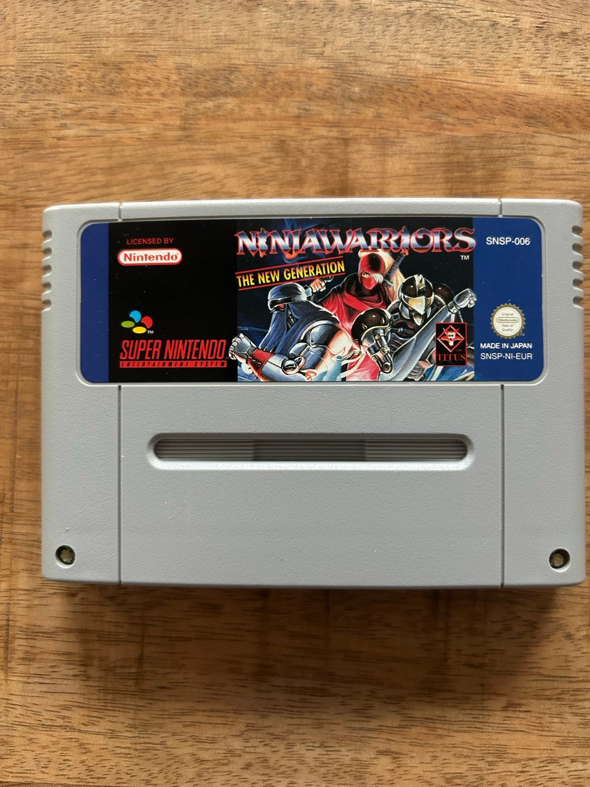 Ninja Warriors: The New Generation SNES (Compleet), Vechten, 1 speler, Ophalen of Verzenden, Zo goed als nieuw