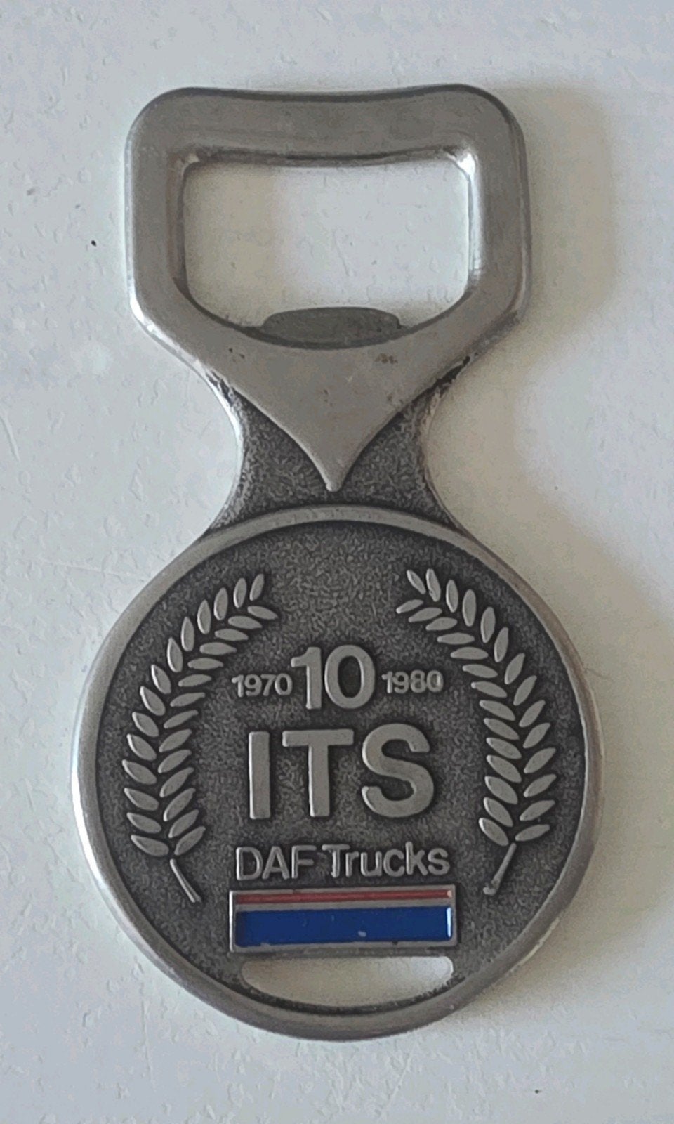 Vintage DAF Trucks ITS 10 Jaar Flessenopener 1970-1980, Ophalen of Verzenden, Gebruikt