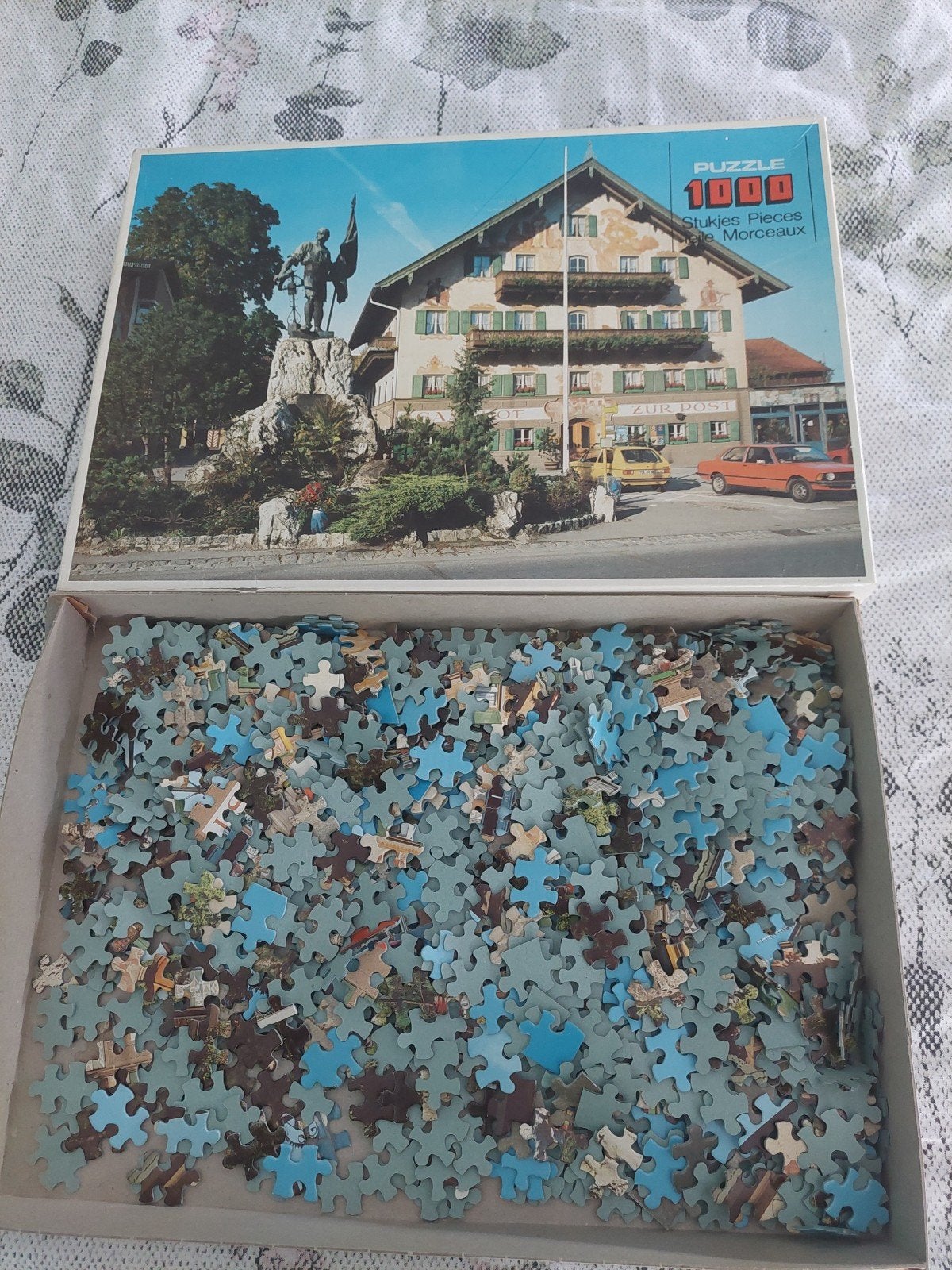Legpuzzel 1000 stukjes - Zur Post, Ophalen, 500 t/m 1500 stukjes, Gebruikt, Legpuzzel