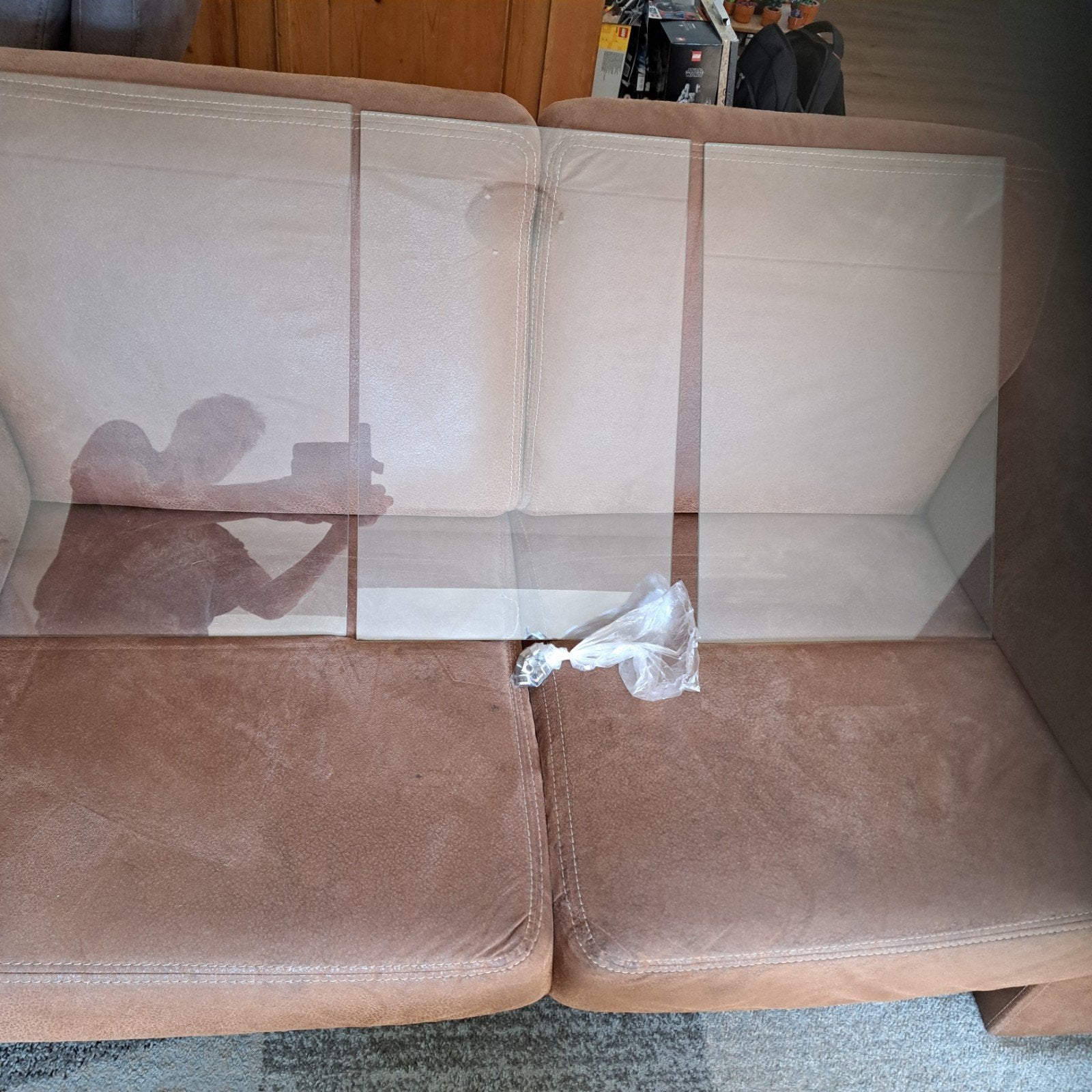 IKEA Besta leg Glasplaten, Ophalen, Gebruikt