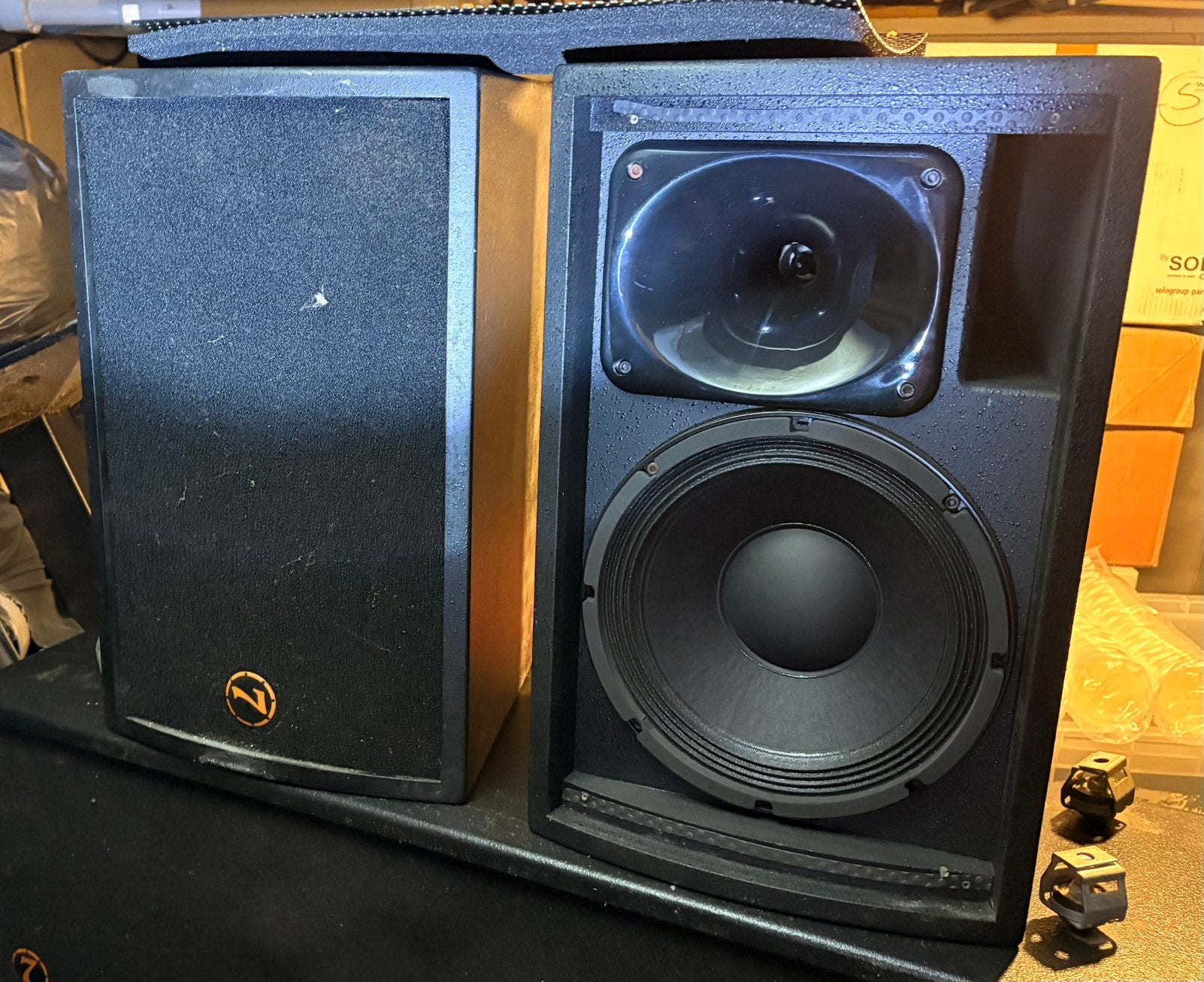 SevenSound 4 x Ti-10 Topkasten en 2 x Ri-15BF Subwoofers, Gebruikt, Overige typen, Ophalen, 150 watt of meer