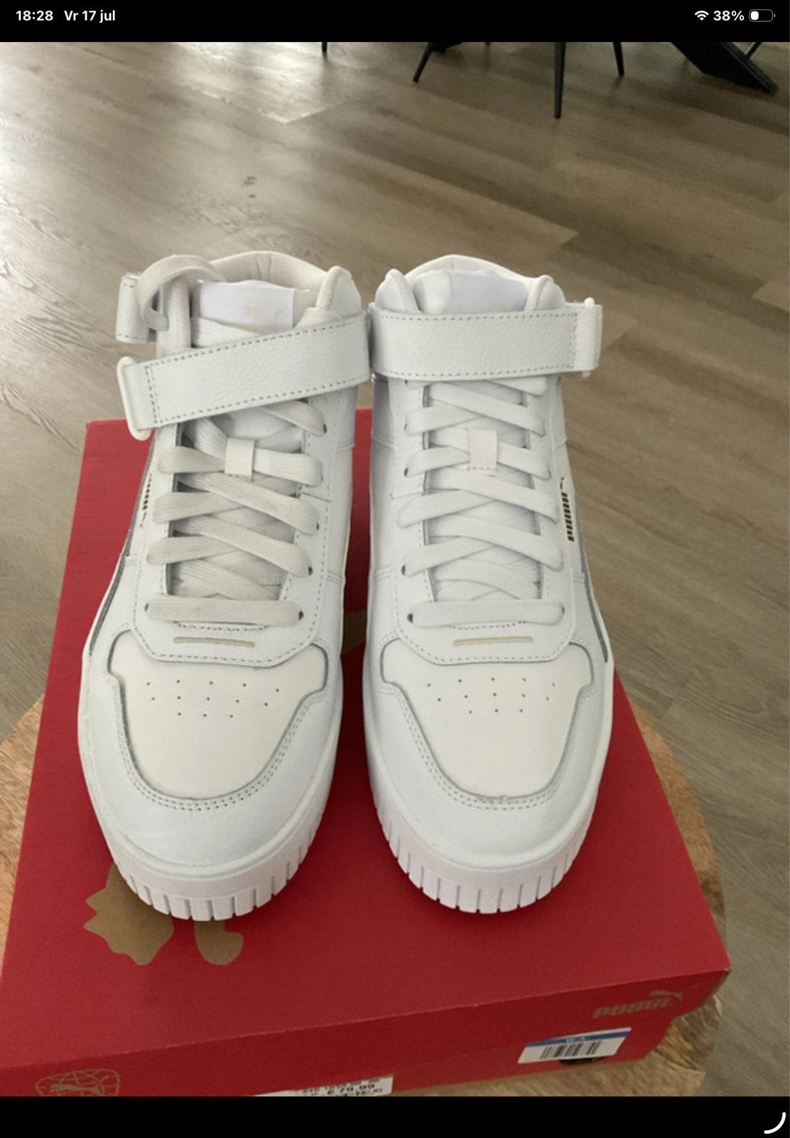 Puma Carina 2.0 Mid Sneakers - Maat 38, Wit, Nieuw, Ophalen of Verzenden, Sneakers of Gympen