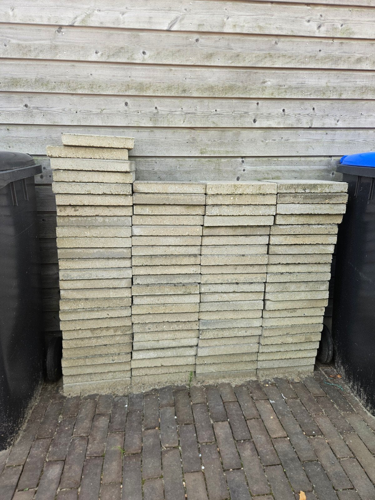 Gebruikte terrastegels, beton, ca. 10 m², Tuin en Terras, Tegels en Klinkers, Ophalen, Gebruikt, Beton