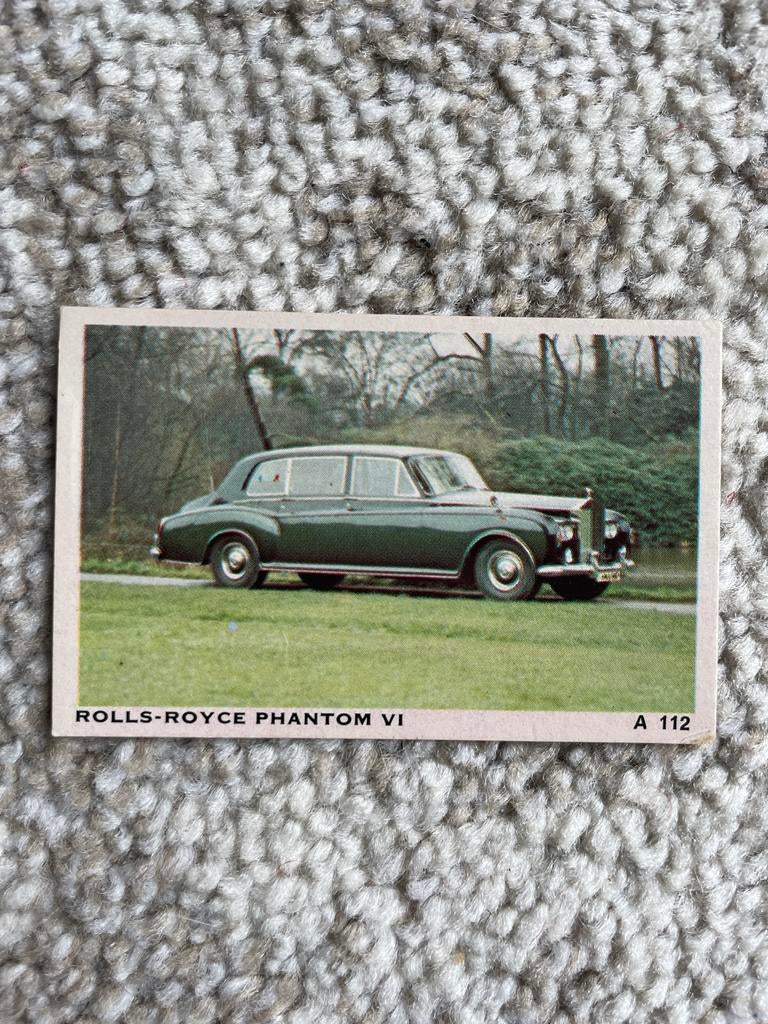 Oude Auto Verzamelkaart - Rolls-Royce Phantom VI, Ophalen of Verzenden