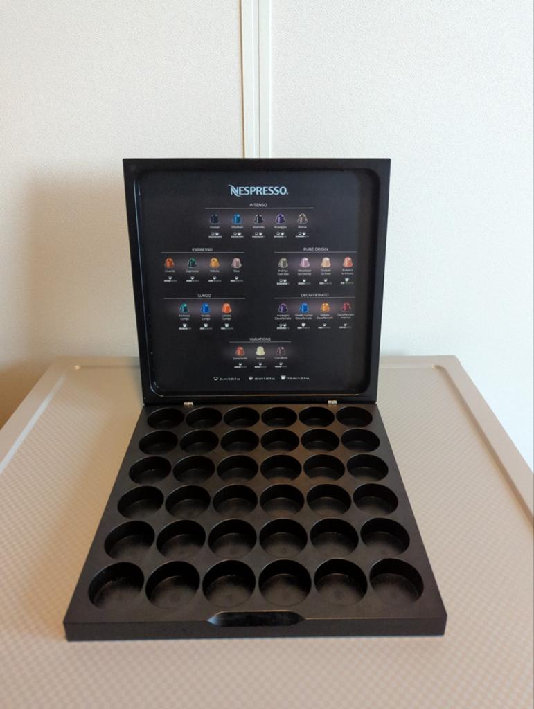 Capsulehouder cups houder koffiecups nespresso box doos, Ophalen of Verzenden, Gebruikt, Nespresso, Capsulehouder