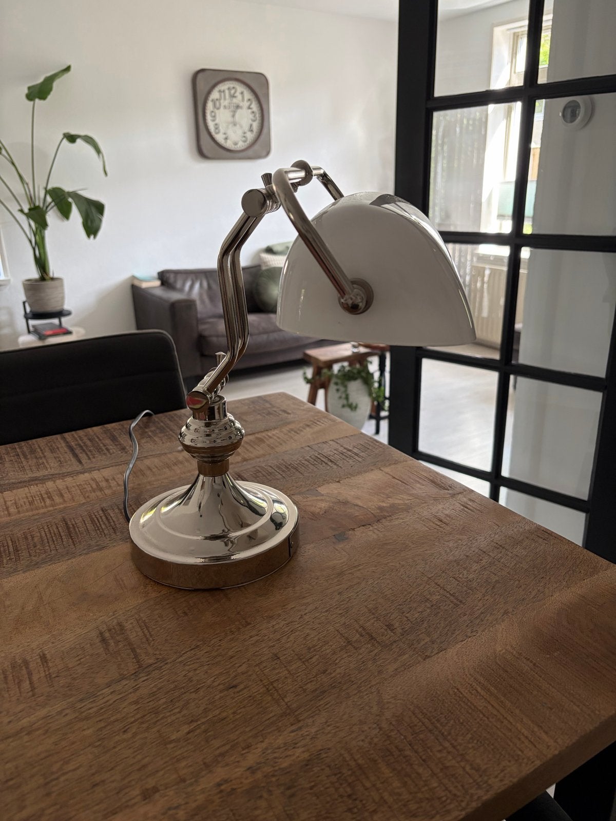 Stijlvolle tafellamp - Lifestyle Home Collection, Ophalen, Overige merken, Wit, E27 (groot)