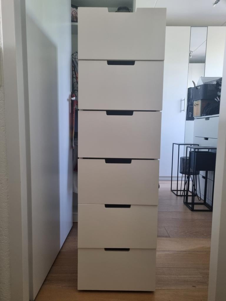 Ikea Nordli 6 ladekast van 40 cm, Ophalen, Minder dan 50 cm, Gebruikt, 5 laden of meer
