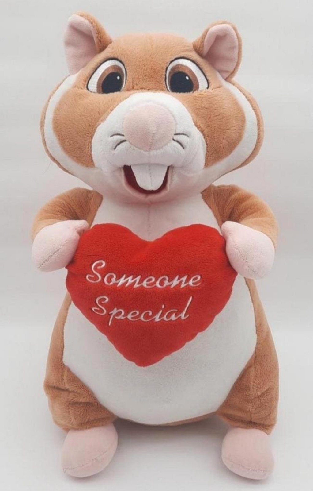 AH Grote Valentijn Hamster Someone Special uit 2016 ca. 40cm, Hamster, Ophalen of Verzenden, Zo goed als nieuw, Middelgroot (20 tot 80 cm)