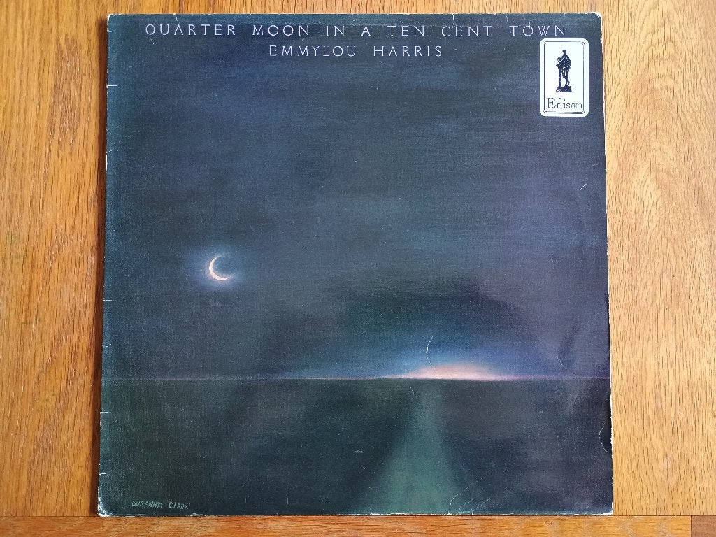 Emmylou Harris - Quarter Moon in a Ten Cent Town, Cd's en Dvd's, LP, Gebruikt, Pop, Overige formaten