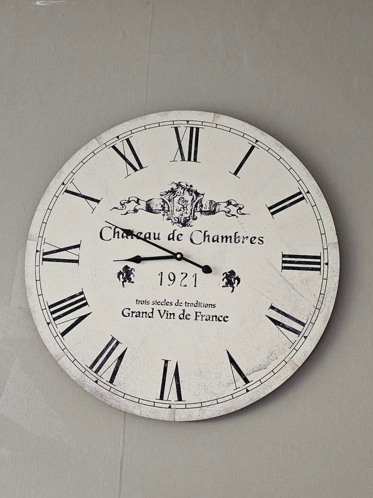 Wandklok Chateau de Chambres, Huis en Inrichting, Woonaccessoires | Klokken, Ophalen of Verzenden