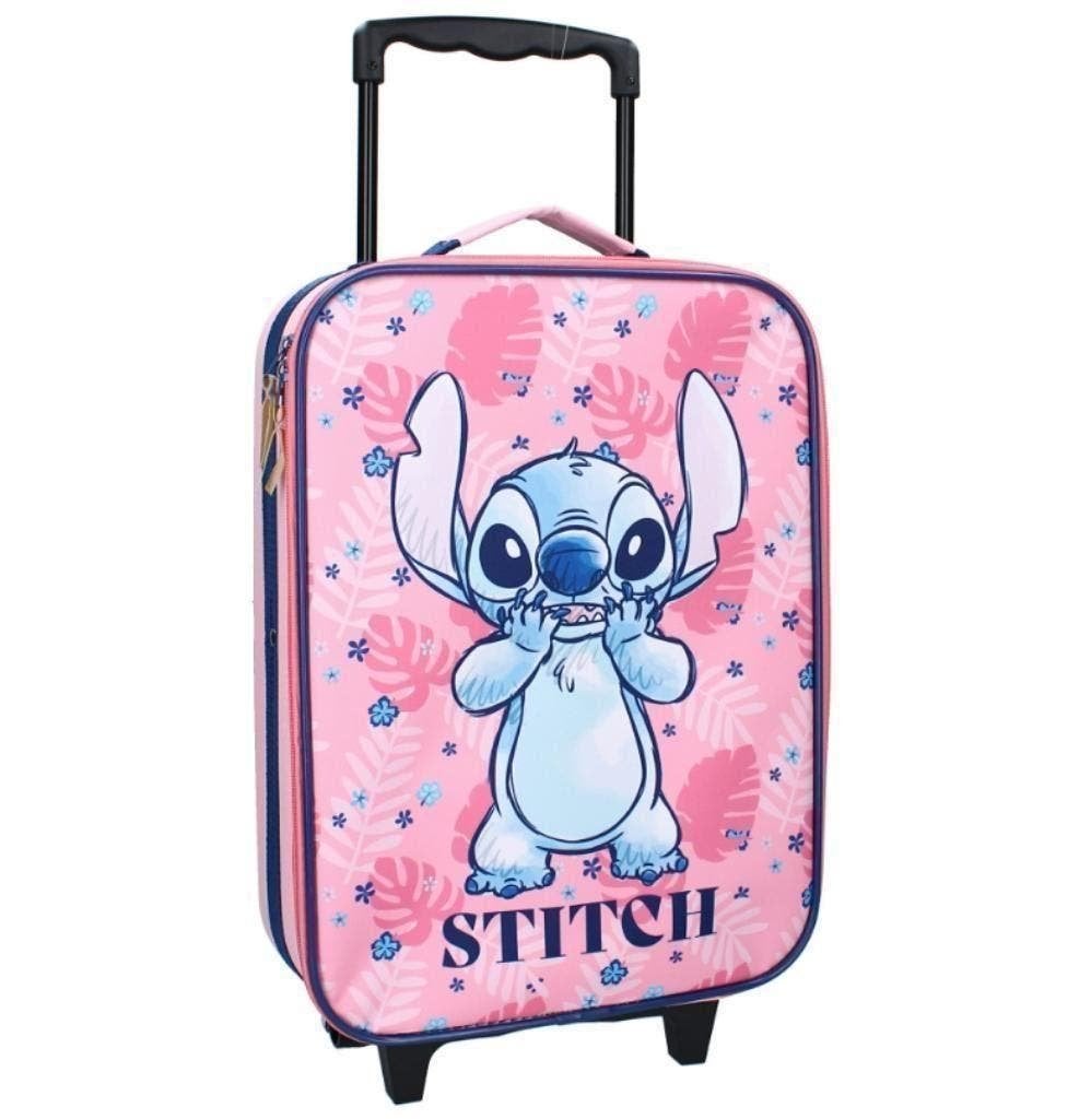 Stitch Trolley Koffer - Disney Reiskoffer, Overige materialen, Wieltjes, Nieuw, Minder dan 50 cm