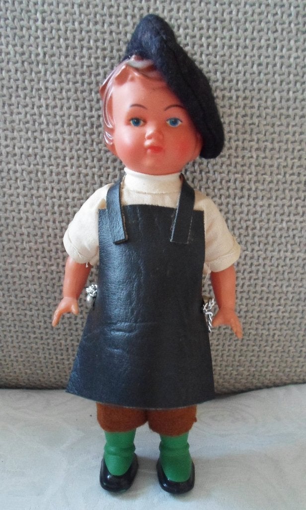 Pop. Frans Souvenirs popje uit de jaren '60, Ophalen of Verzenden, Zo goed als nieuw, Pop