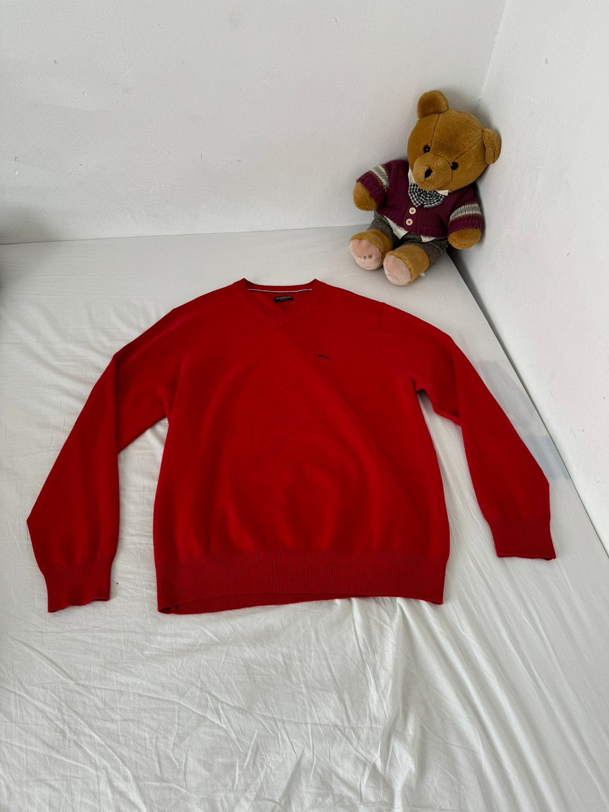 Nieuwe McGregor V-neck sweater, Ophalen of Verzenden, Zo goed als nieuw, Maat 56/58 (XL), Rood