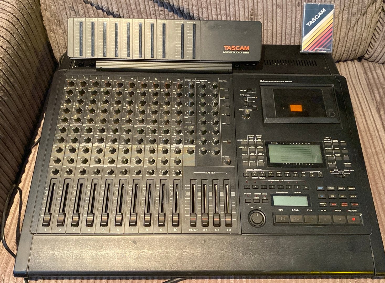 Tascam midistudio 688, Gebruikt, Q, Q, Microfooningang