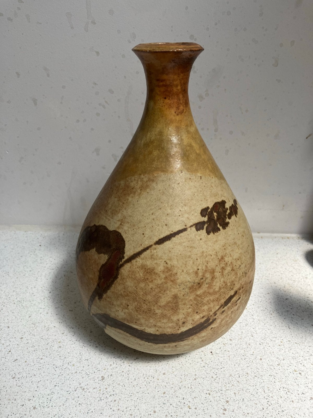 Schitterende Japanse vaas - 23 cm hoog, 13 cm doorsnede, Antiek en Kunst, Antiek | Vazen, Ophalen of Verzenden