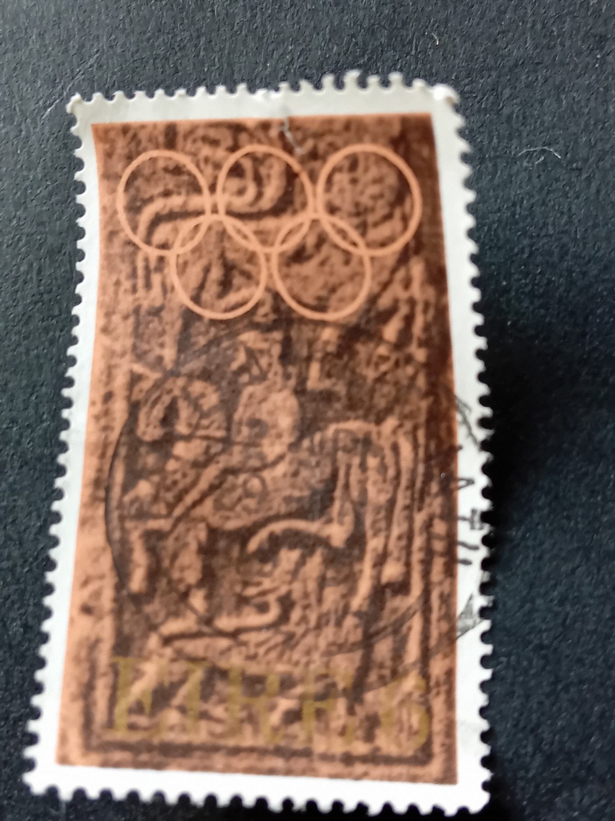 Olympische Spelen postzegel, Ophalen of Verzenden, Sport