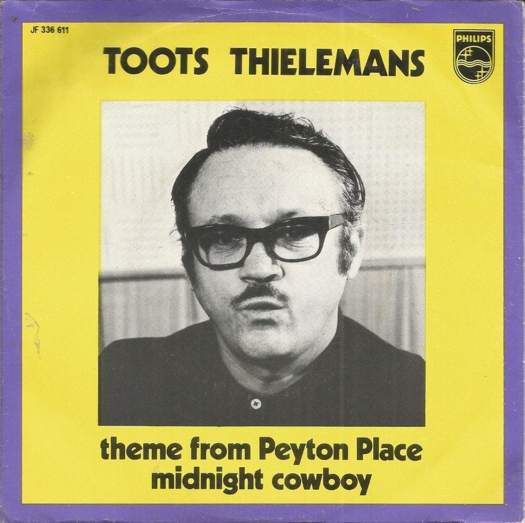 Toots Thielemans – Theme From Peyton Place (1970), Cd's en Dvd's, Fotohoes, 7 inch, Ophalen of Verzenden, Zo goed als nieuw