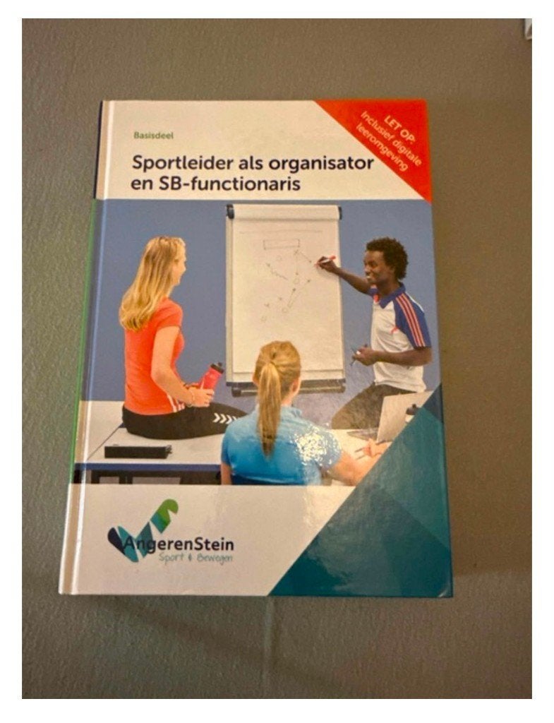 Sportleider als organisator en SB-funct - ISBN 9789037256246, Boom, Ophalen of Verzenden, Zo goed als nieuw, MBO