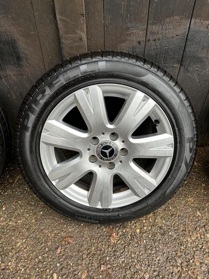 Originele Mercedes C-klasse velgen W204 16? 5x112 zomerset, Niet ingevuld, Gebruikt, 16 inch, Banden en Velgen