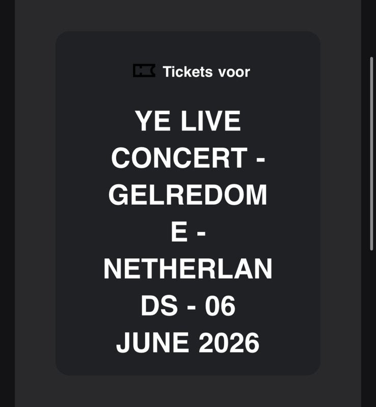 Kanye west, Eén persoon