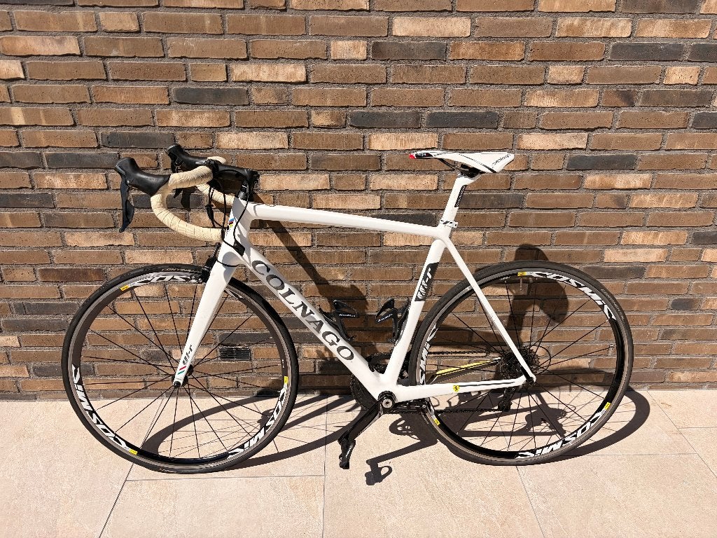 Colnago V1-r Carbon Racefiets (Ultegra / Mavic Cosmic, 28 inch, Gebruikt, Vering, Velgrem