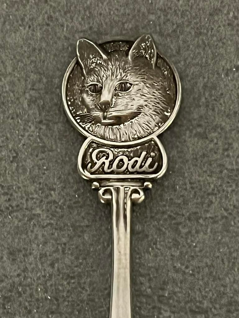 Mooi vintage bewerkt lepeltje., Ophalen of Verzenden