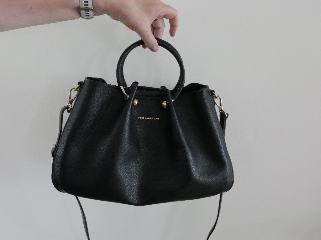 Ted Lapidus Kleine tas met portemonnee Gretel zwart, Zwart, Ophalen of Verzenden, Zo goed als nieuw, Zwart, Handtas
