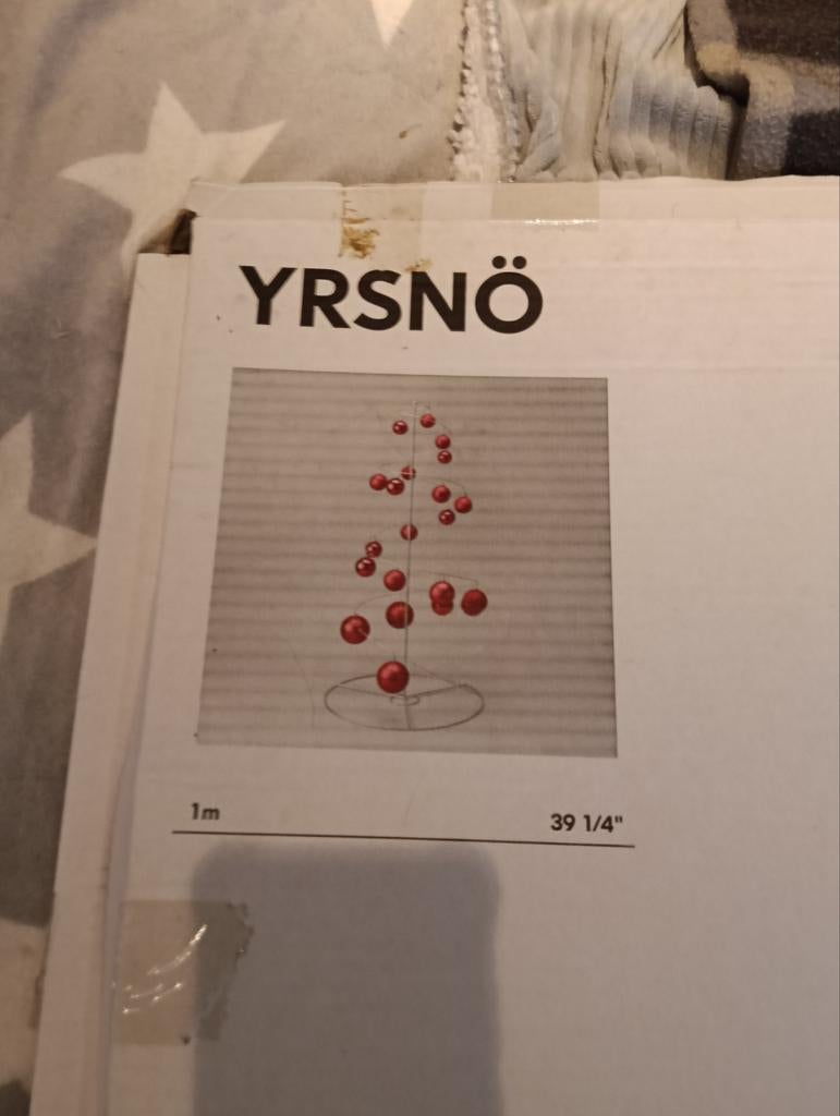 Yrsnö metalen decoratie ikea, Ophalen