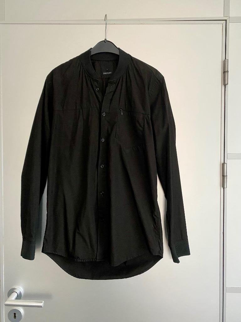 G677 Die For It mt. M overhemd blouse zwart, Zo goed als nieuw, Die for It, Zwart, Halswijdte 39/40 (M)