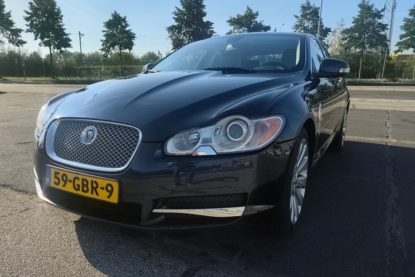 prachtige Jaguar XF 3.0 V6 AUT 2008 Blauw, Automaat, 238 pk, Achterwielaandrijving, 1850 kg