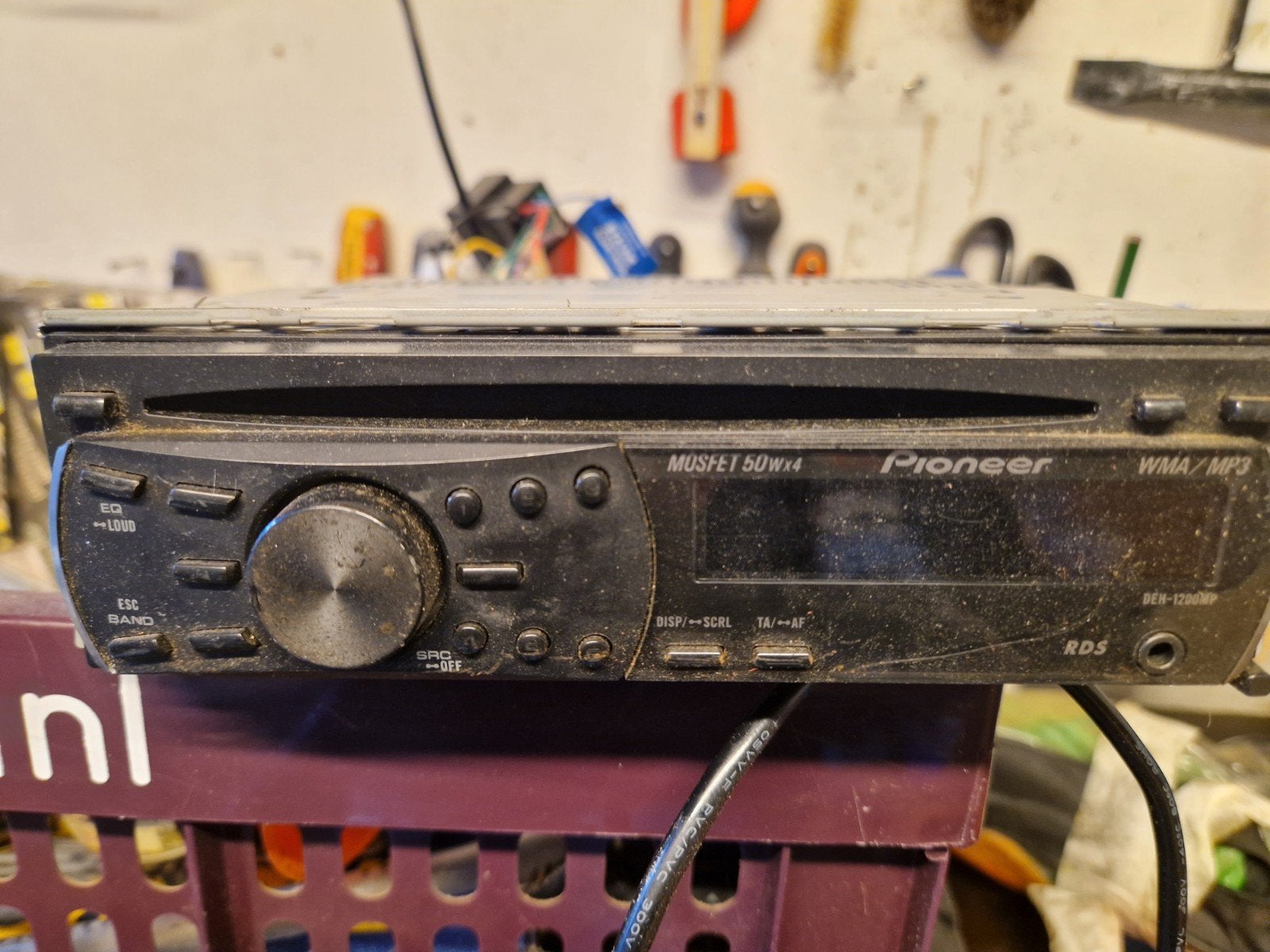 Pioneer DEH-1200MP Autoradio, Ophalen of Verzenden, Gebruikt