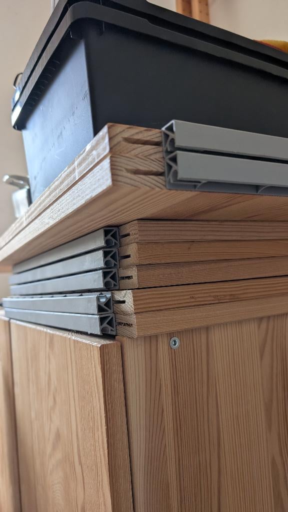 Ikea ivar kasten met planken en kast, Ophalen, Gebruikt