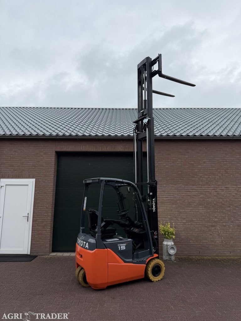 Toyota 1500kg 8FBE15T 2300 uur! Triplo elektrische heftruck, -, Niet opgegeven, Heftruck, Ophalen of Verzenden