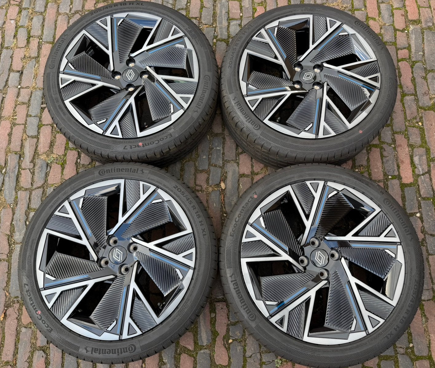 Nieuwe (demo) 18” Renault Clio Alpine Esprit velgen + banden, Auto-onderdelen, 18 inch, Banden en Velgen, Nieuw, Zomerbanden