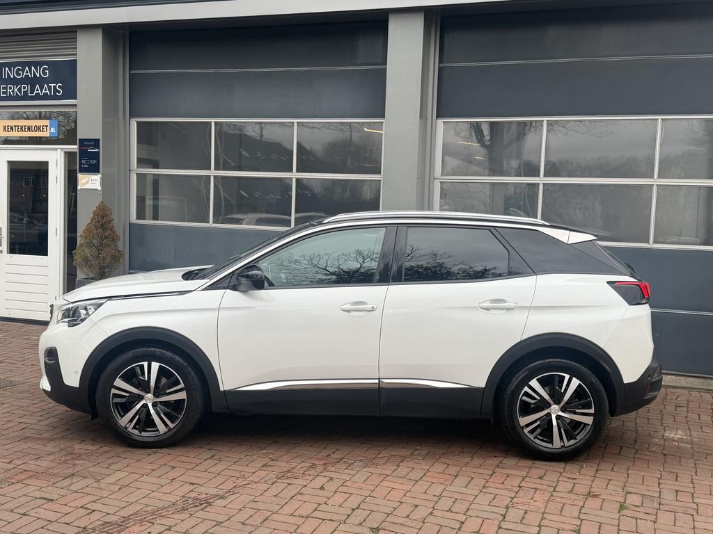 Peugeot 3008 1.2 PureTech Crossway Automaat Bj 2020 Navi,18I, Auto's, Peugeot, Gebruikt, 1199 cc, Leder en Stof, Wit