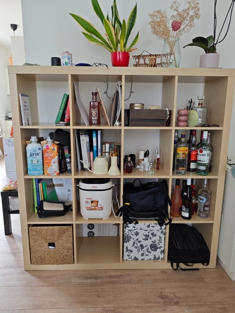 Boekenkast - bookcase Kallax, Ophalen, Gebruikt, 100 tot 150 cm, 100 tot 150 cm