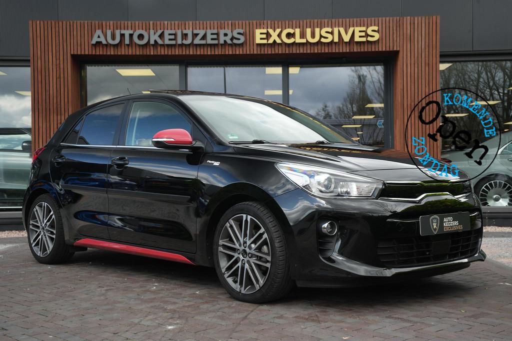 Kia Rio 1.0 TGDI Platinum Edition Schuifdak Cruise Clima Stu, Gebruikt, Euro 6, Lichtsensor, Handgeschakeld