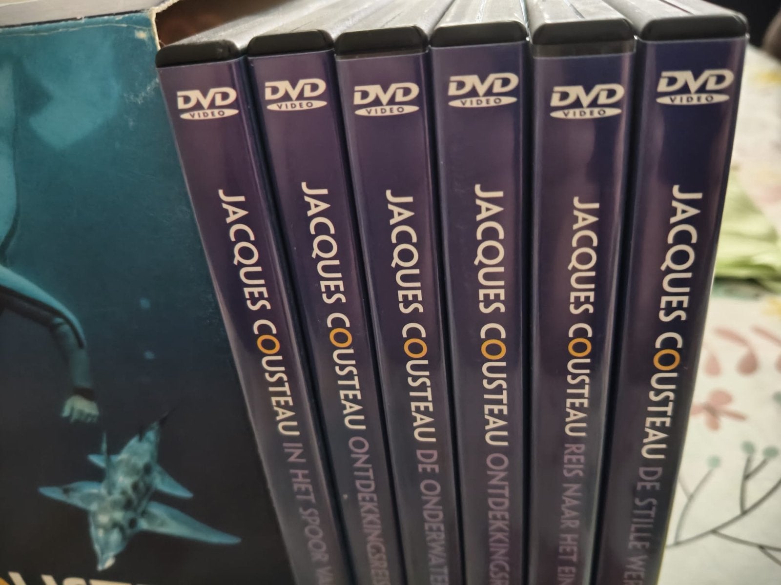 DVD Box Jacques Cousteau: De Onderwaterwereld, Gebruikt, Alle leeftijden, Nederlands, Natuur
