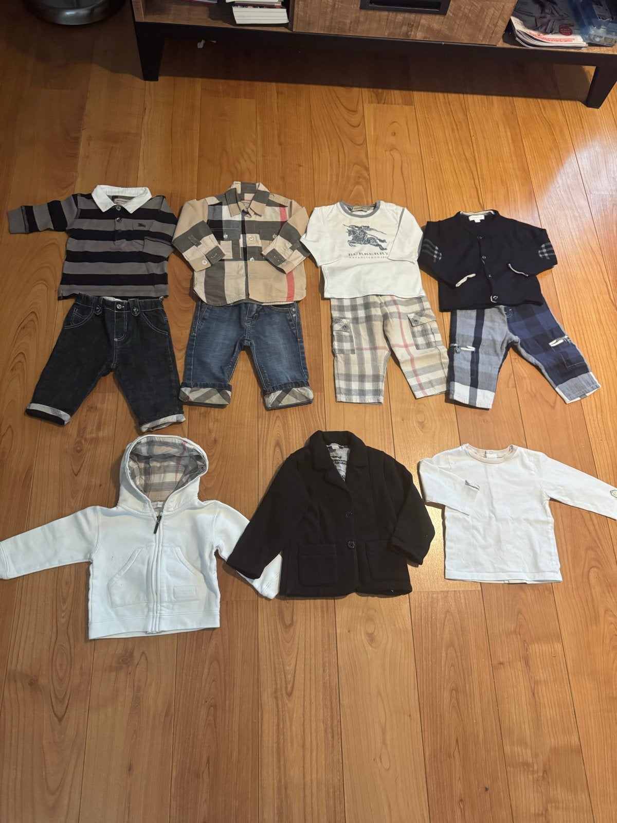 Burberry Kledingpakket Maat 74 / 9M - Diverse Items, Kinderen en Baby's, Ophalen of Verzenden, Zo goed als nieuw, Jongetje, Setje